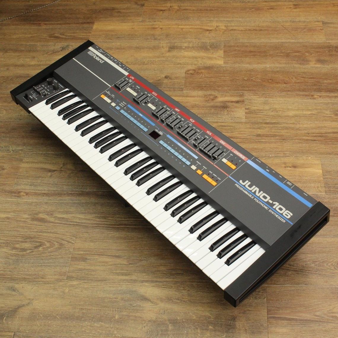【中古】Roland / JUNO-106-初期型-"6音ポリのアナログシンセ"【横浜店】