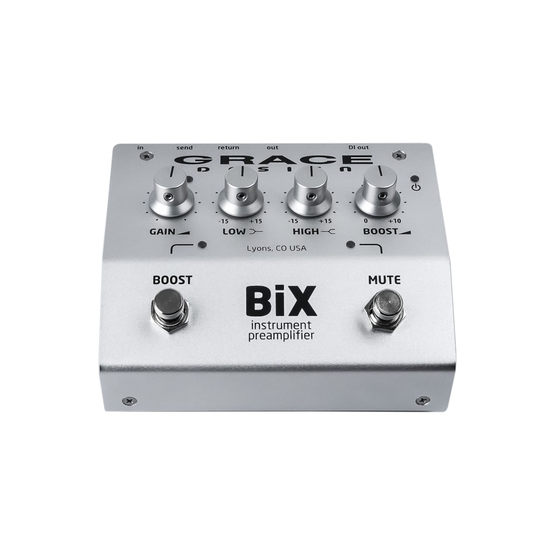 「BIX」 GRACE DESIGN プリアンプ コンパクトサイズのアコースティック楽器専用プリアンプ] Grace Design