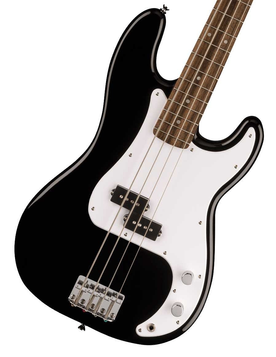 Squier by Fender / Sonic Precision Bass Laurel Fingerboard White Pickguard Black スクワイヤー 【横浜店】