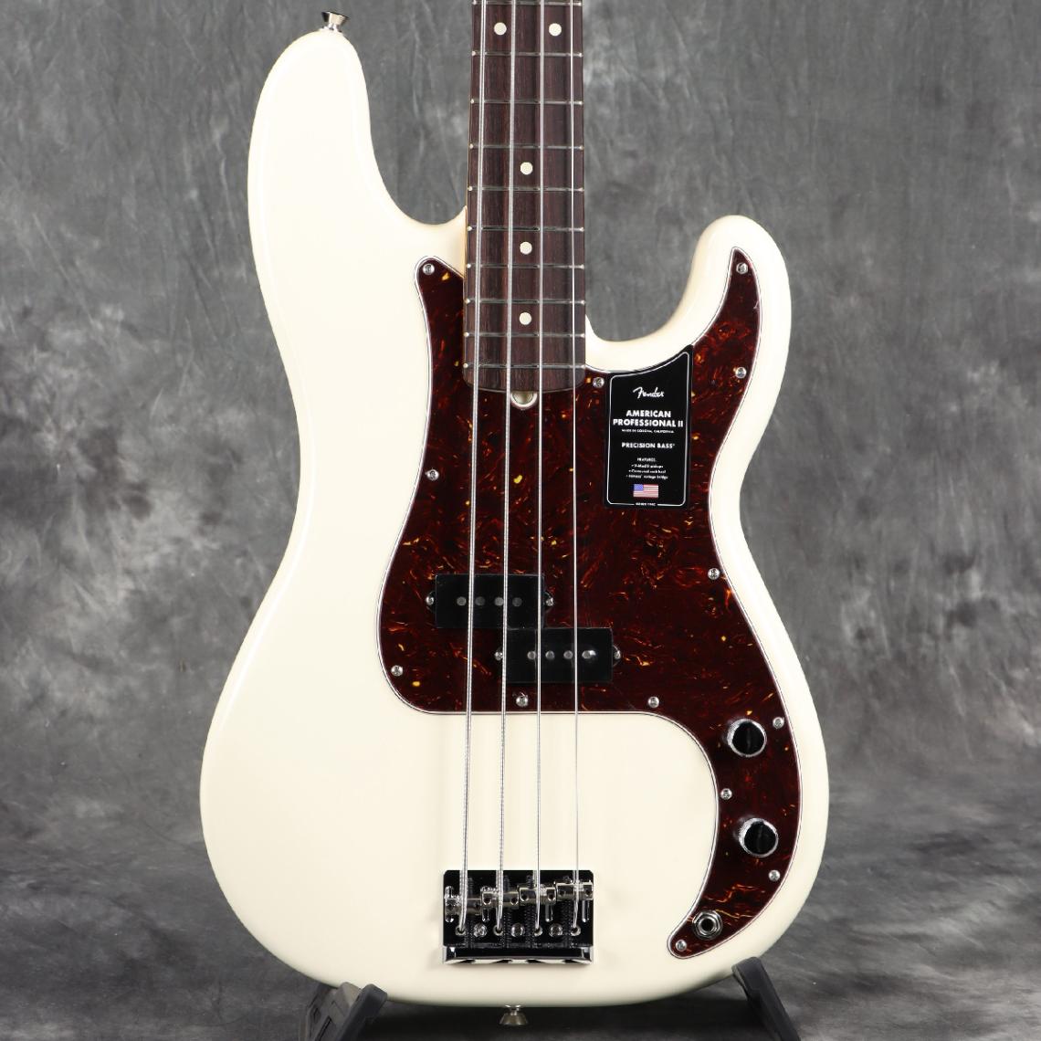 Fender/ American Professional II Precision Bass Rosewood Fingerboard Olympic White フェンダー【3.87kg】[S/N US25069038]