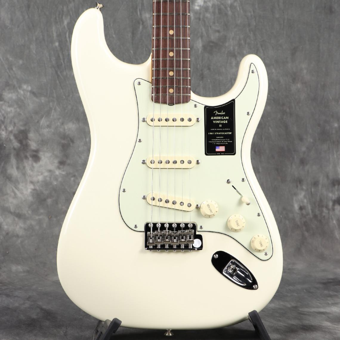 Fender / American Vintage II 1961 Stratocaster Rosewood Fingerboard Olympic White フェンダー【3.49kg】[S/N V2557567]