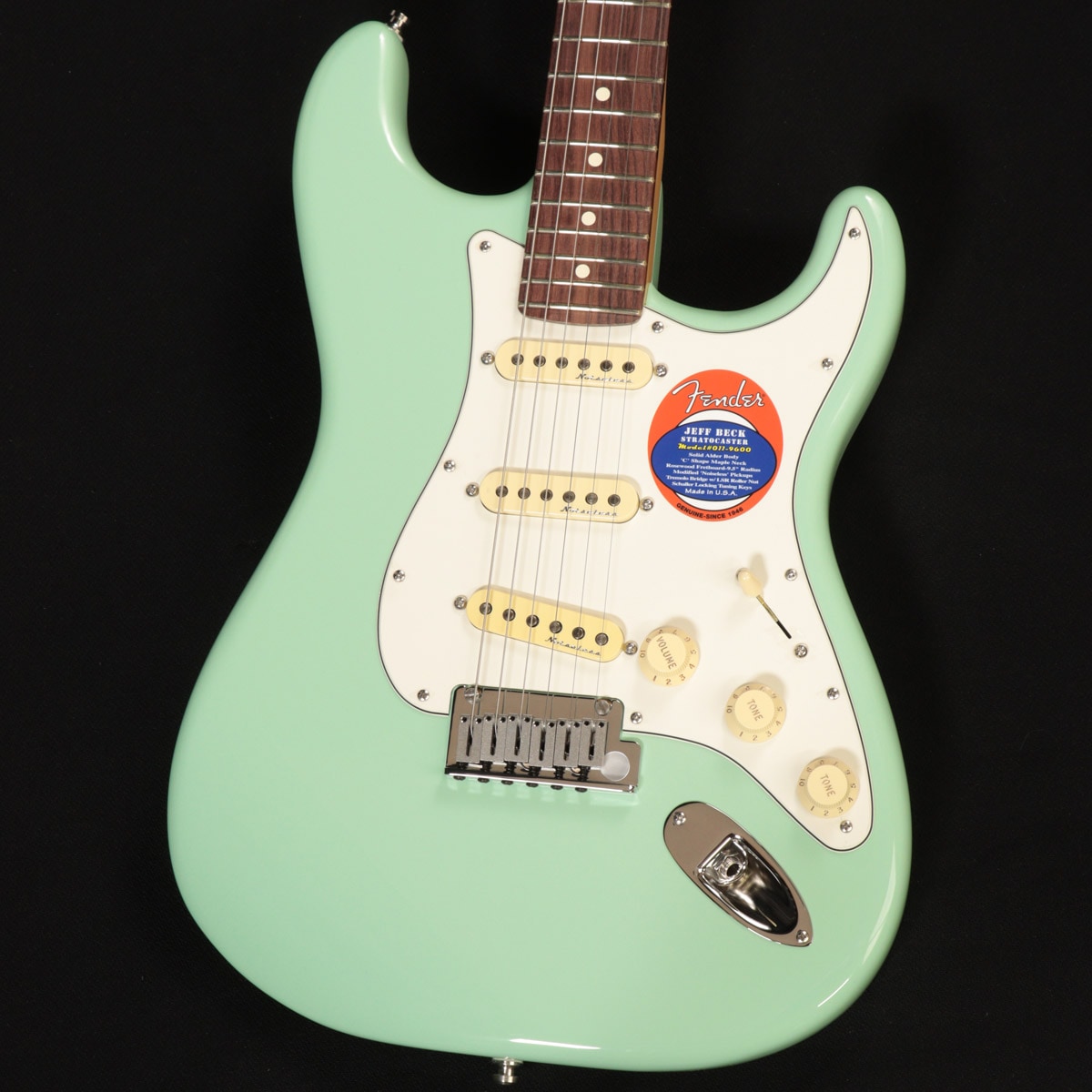 Fender / Jeff Beck Stratocaster Rosewood Fingerboard Surf Green