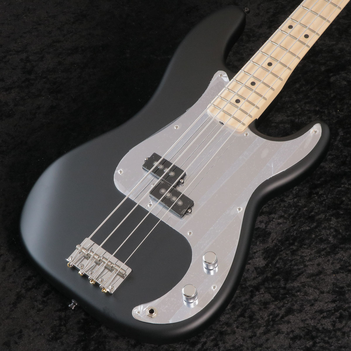 FENDER MEXICO /  Limited Edition 50th Anniversary Steve Harris Precision Bass Maple Fingerboard  Satin Black (重量:5.08kg)  【御茶ノ水本店】