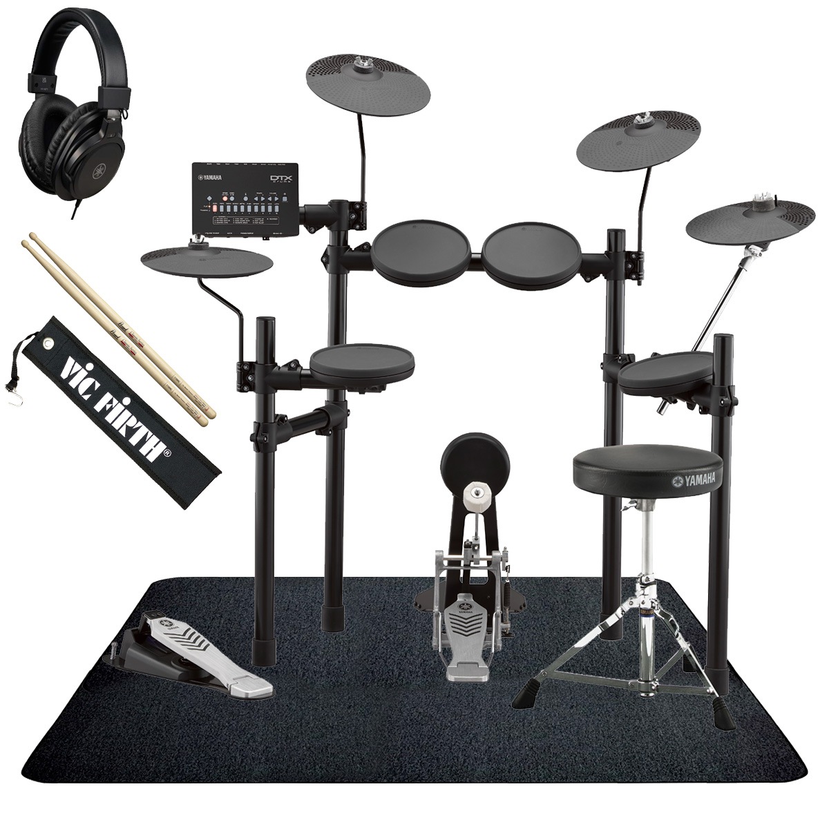YAMAHA / DTX432KUPGS 3シンバル オリジナル・オプションフルセット
