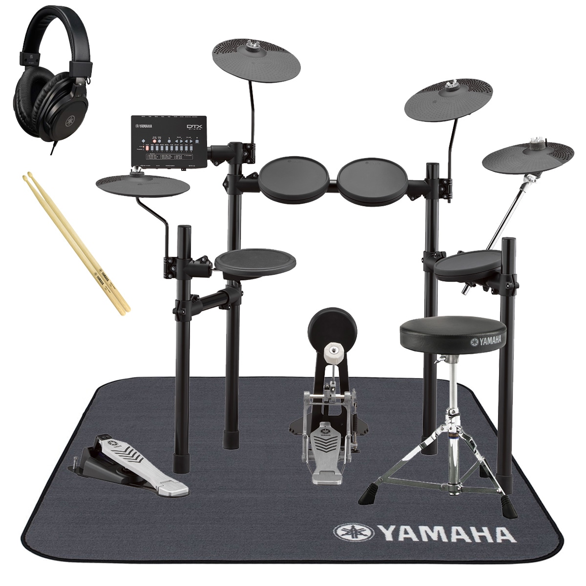 YAMAHA / DTX452KUPGS 3シンバル メーカー純正品で揃ったフルセット