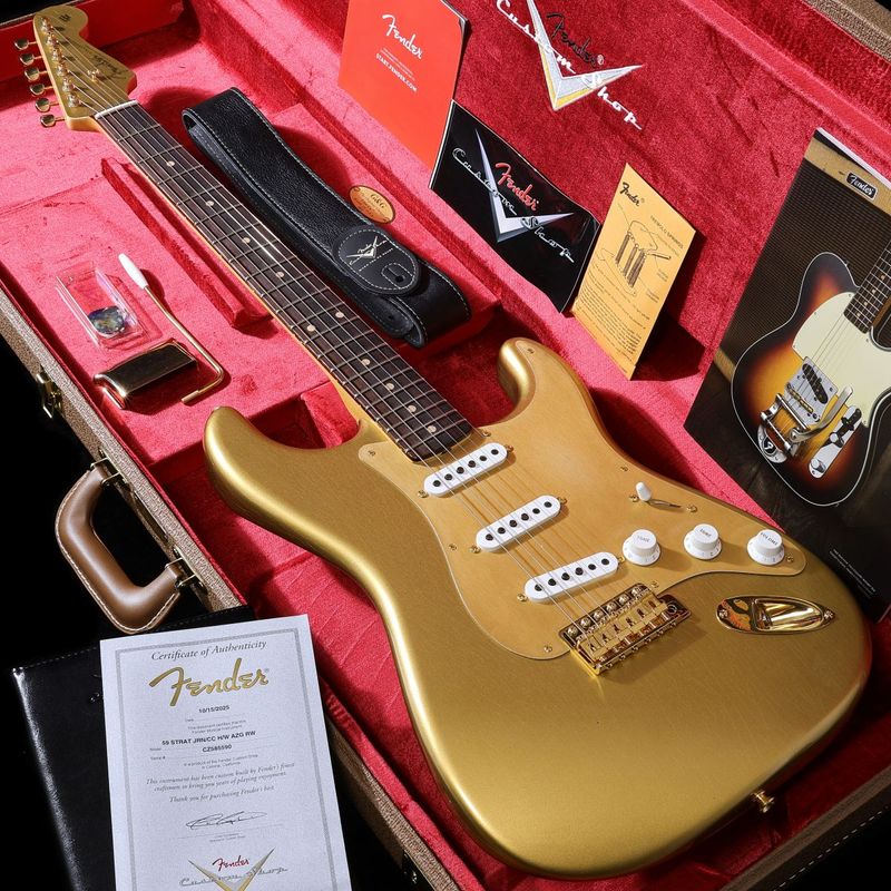 Fender Custom Shop / Custom Built 1959 Stratocaster Journeyman Relic CC H/W  Aztec Gold 【御茶ノ水本店】【アウトレット】