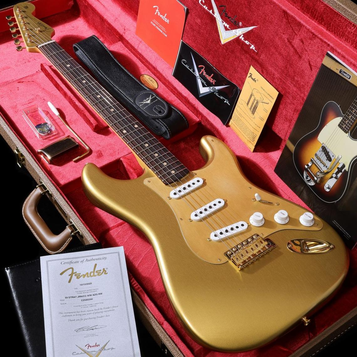 FENDER CUSTOM SHOP / Custom Built 1959 Stratocaster Journeyman Relic CC H/W  Aztec Gold 【S/N:CZ585590】【御茶ノ水本店】