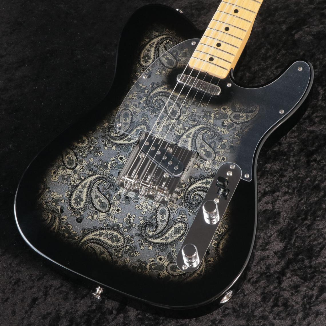 FENDER MADE IN JAPAN / Limited Telecaster Maple Fingerboard  Black Paisley  (重量:3.33kg) 【御茶ノ水本店】