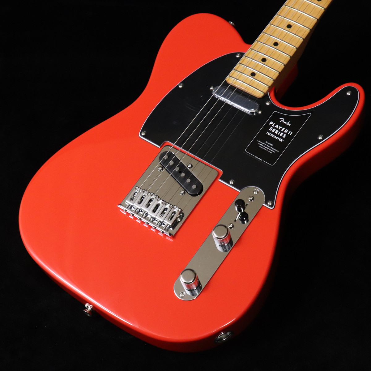 Fender Player Ⅱ Telecaster テレキャスター 新品同様 Fender / Player II Telecaster Maple Fingerboard Coral Red 【梅田店