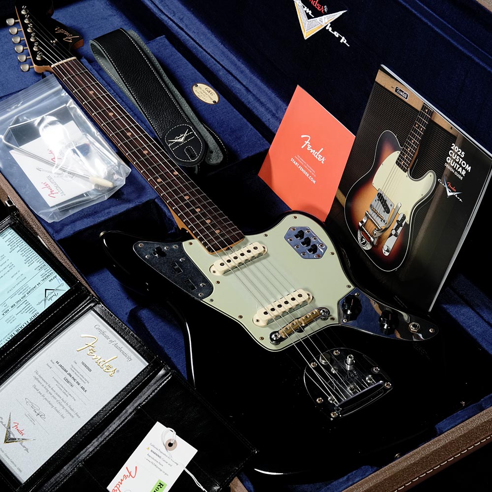 Fender Custom Shop / Custom Built 1964 Jaguar Journeyman Relic Aged Black“別注モデル”(重量:3.97kg)【S/N:CZ587741】【渋谷店】