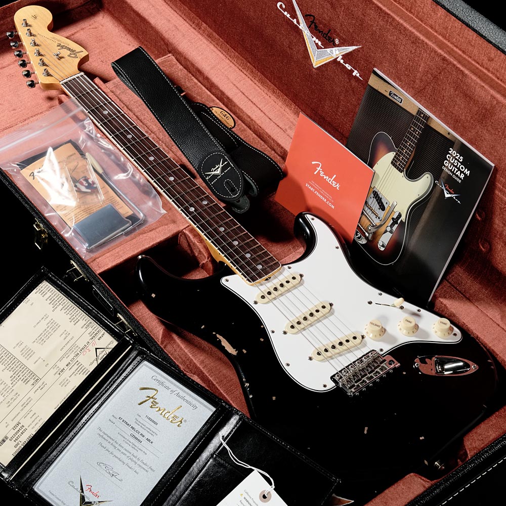 Fender Custom Shop / Time Machine 1967 Stratocaster Relic Aged Black “別注カラー”(重量:3.53kg)【S/N:CZ588454】【渋谷店】