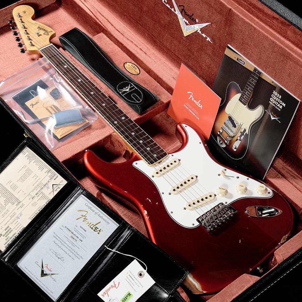 Fender Custom Shop / Time Machine 1967 Stratocaster Relic Candy Apple Red “別注カラー”(重量:3.58kg)【S/N:CZ587712】【渋谷店】