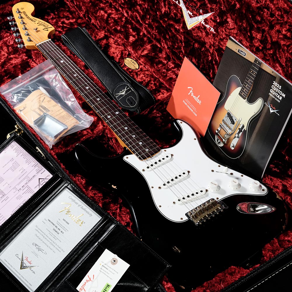 Fender Custom Shop / Custom Built 1969 Stratocaster Relic Black“別注モデル”(重量:3.68kg)【S/N:CZ588720】【渋谷店】