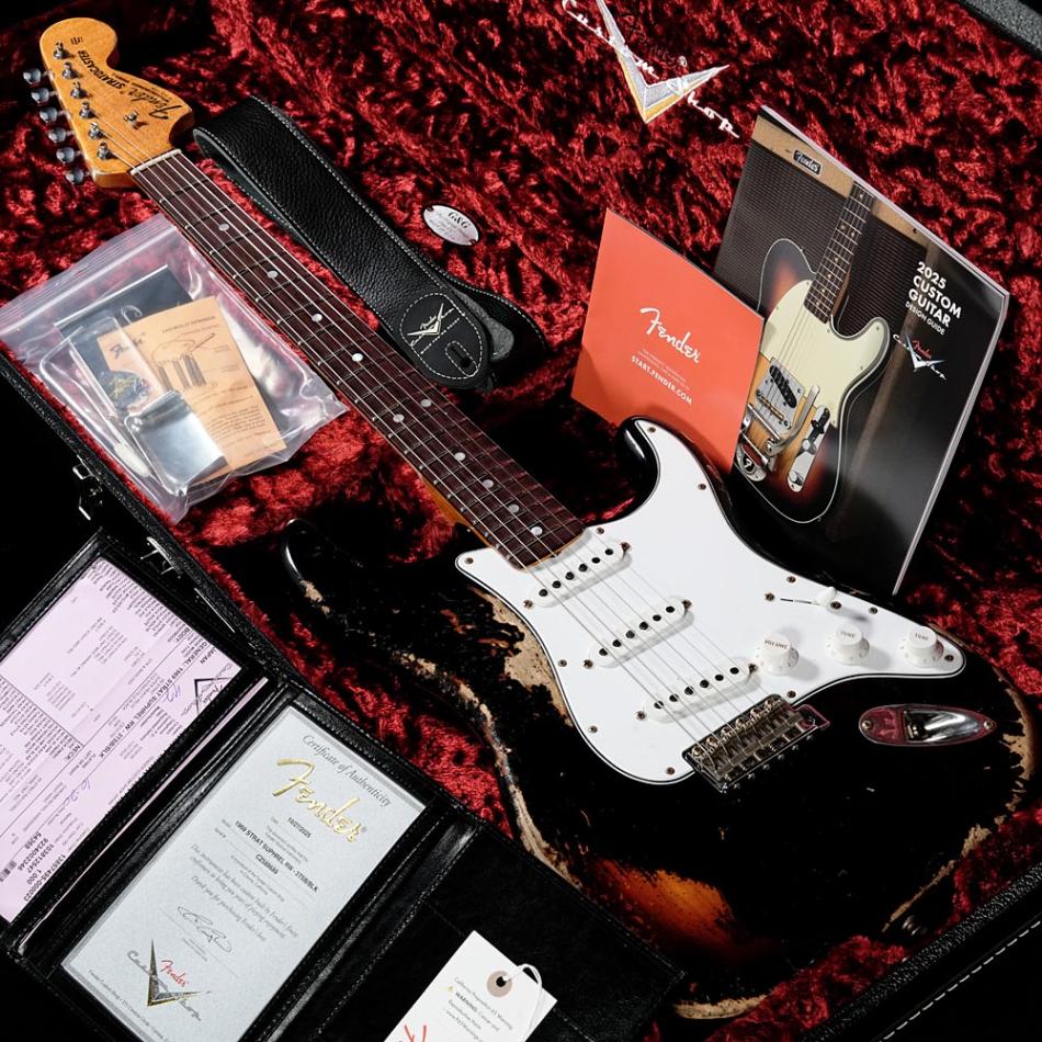 Fender Custom Shop / Custom Built 1969 Stratocaster Super Heavy Relic Black over 3 Color Sunburst 別注モデル (重量:3.37kg)【S/N:CZ588689】【渋谷店】
