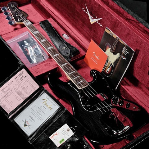 Fender Custom Shop / 1975 Jazz Bass NOS Ebony Transparent(重量:4.10kg)【S/N:R145981】《長期店頭展示品アウトレット特価》《渋谷店セール》