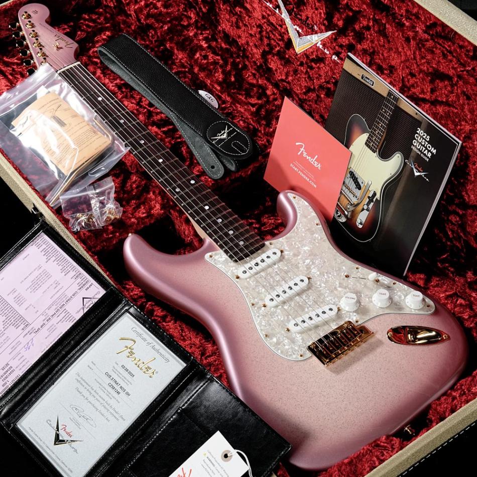 Fender Custom Shop / Custom Built Custom Stratocaster NOS Super Shell Pink Sparkle“別注モデル”(重量:3.87kg)【S/N:CZ581246】【渋谷店】
