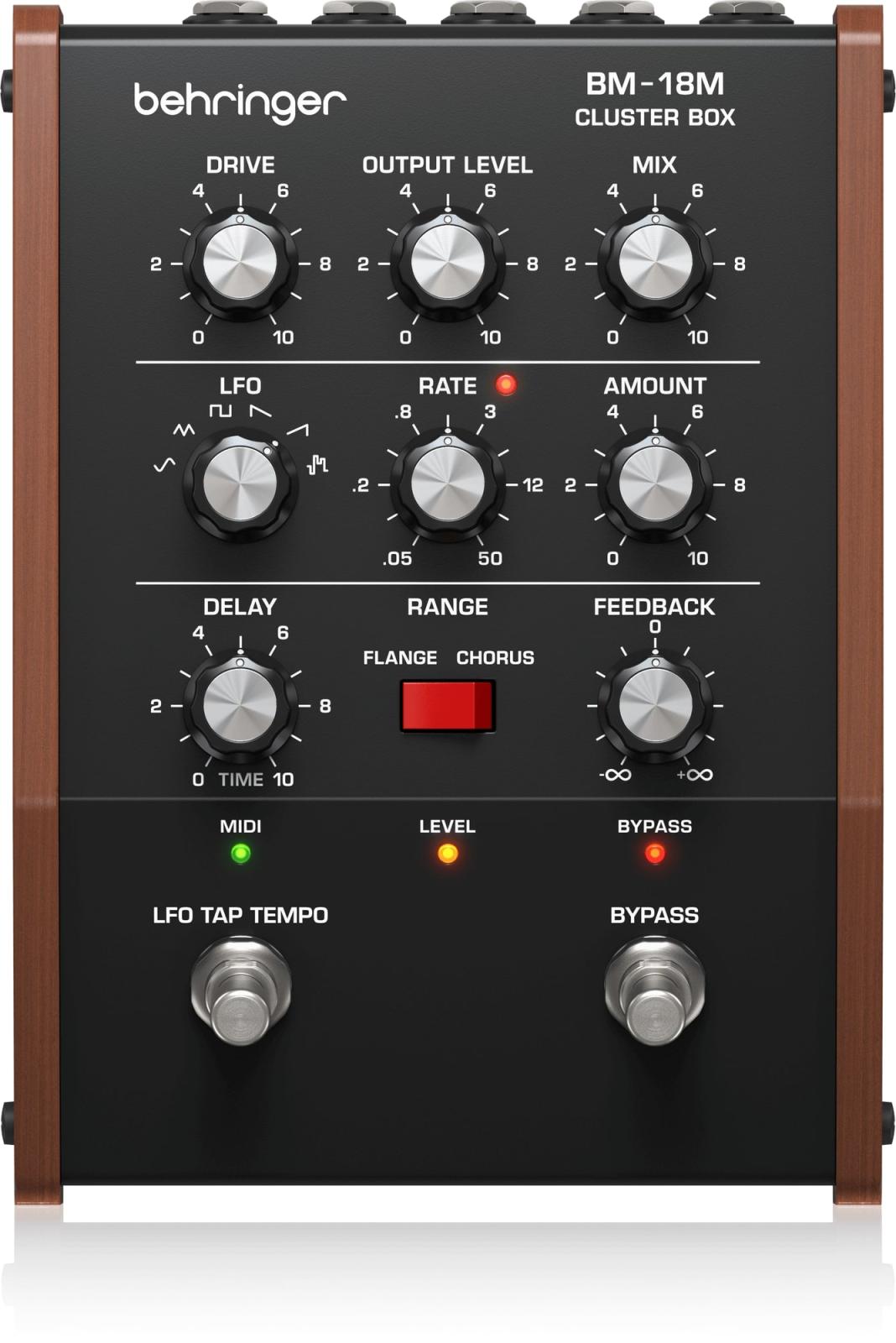 【新製品】 BEHRINGER / BM-18M CLUSTER BOX ビンテージアナログモジュレーションペダル 【国内正規品】 《予約注文/2025年12月25日発売》