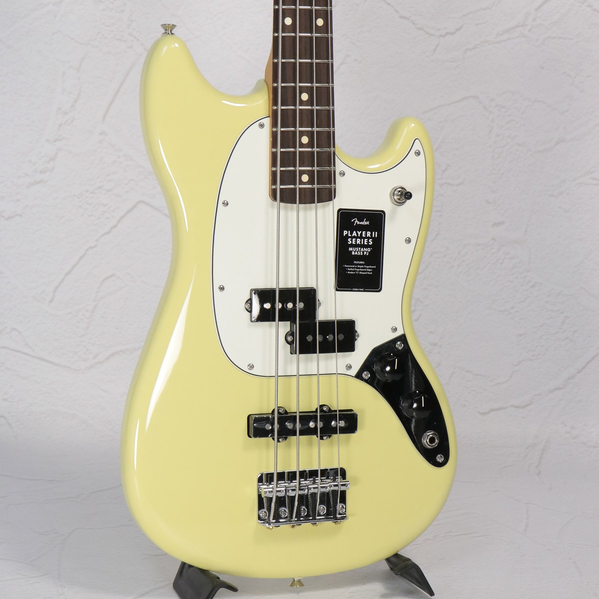 Fender Mexico / Player II Mustang Bass PJ Rosewood Hialeah Yellow 【S/N MX25081082】【アウトレット特価】【名古屋栄店】