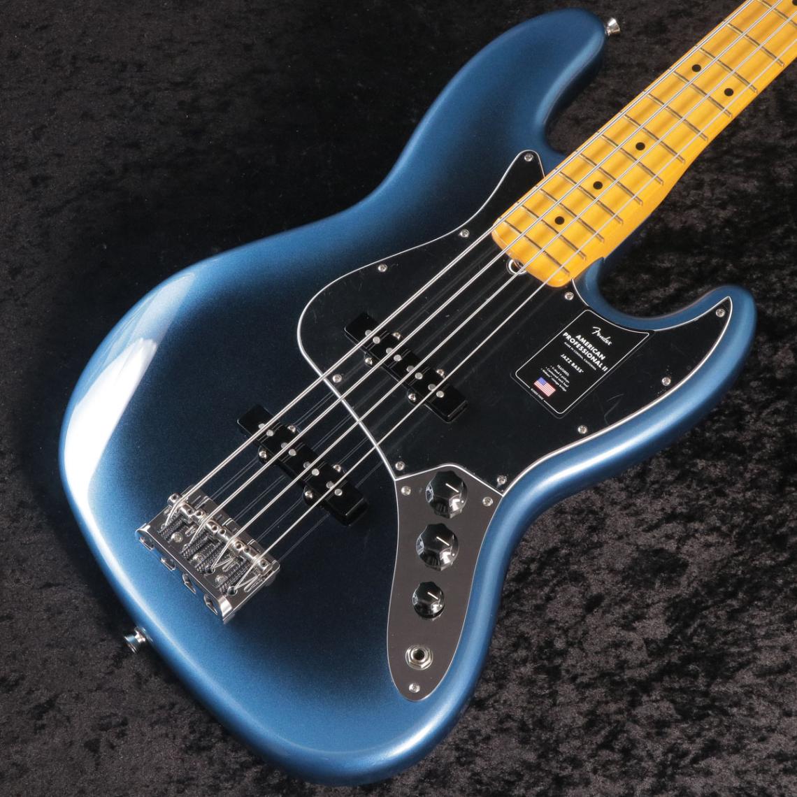FENDER / American Professional II Jazz Bass Maple Fingerboard  Dark Night (4.13kg) 【御茶ノ水本店】