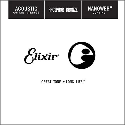 Elixir / 13014 エレキギター/アコースティックギター弦 014 Anti-Rustプレーン弦 バラ弦 【横浜店】