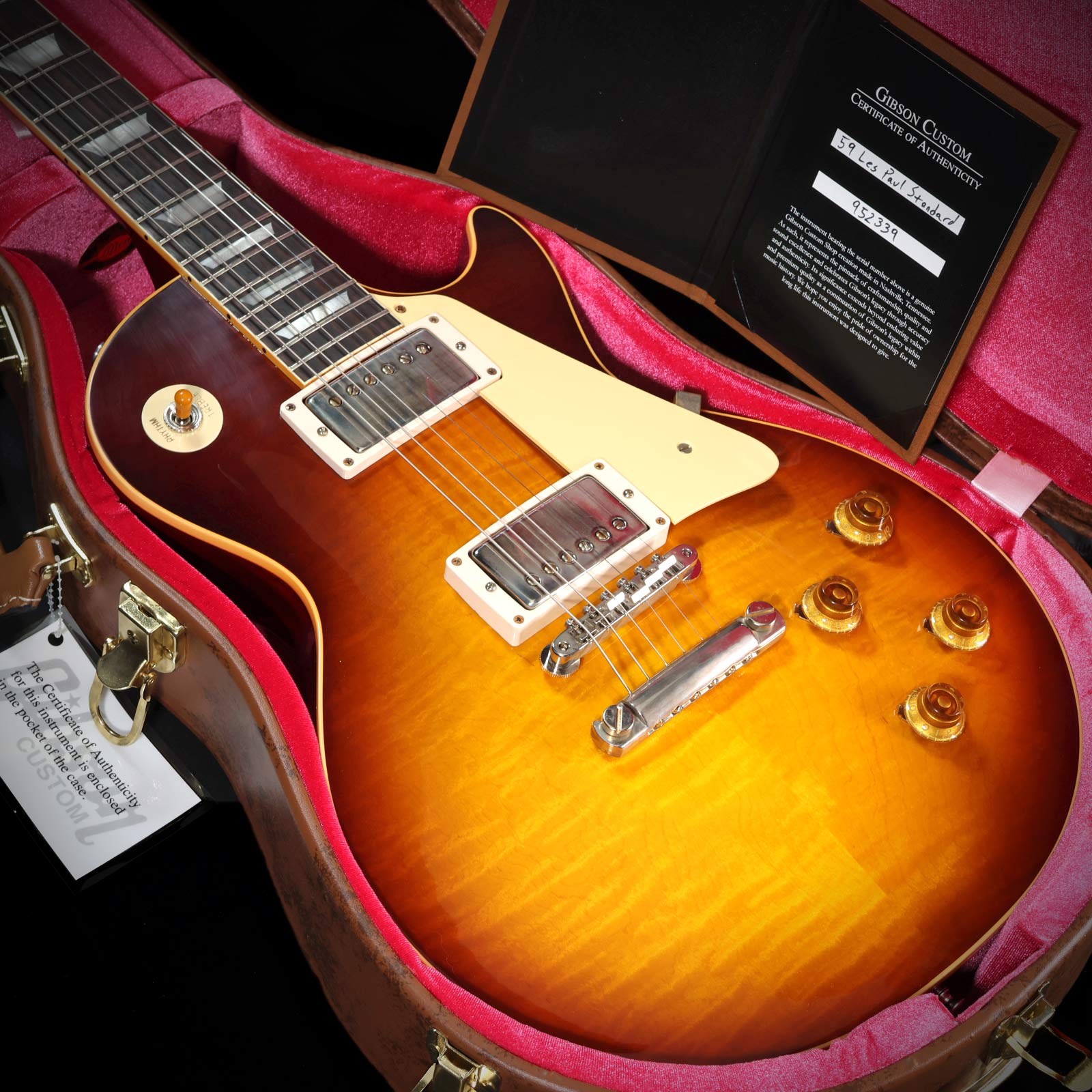 レスポールスタンダード オレンジグラデーション　BUSKER’S Gibson Custom / 1959 Les Paul Standard VOS Western Desert Fade 【S