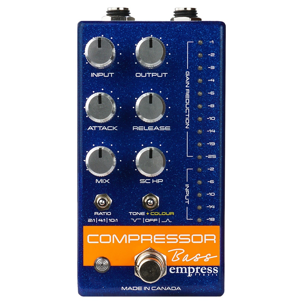 週末限定値下 empress compresso コンプレッサー Empress Effects / Bass Compressor Blue Compressor for Bass ベース