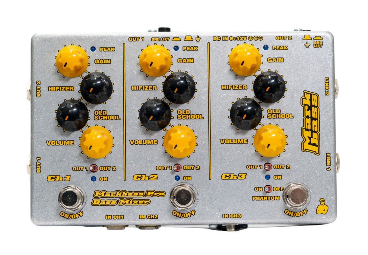 【新製品】 Markbass / MB PRO BASS MIXER MAK-PROBMIX 3チャンネルペダル型プロミキサー マークベース 【国内正規品】【新宿店】