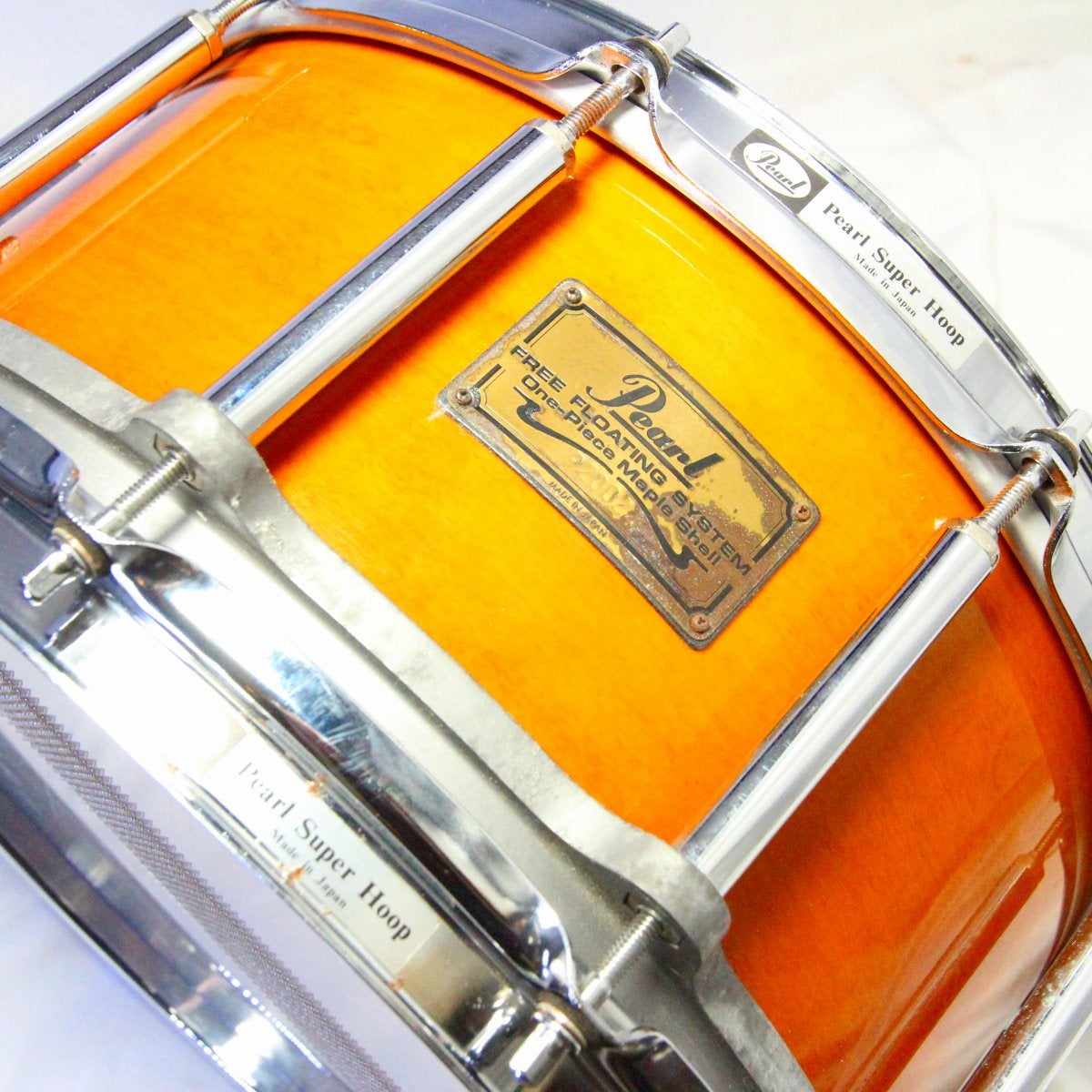 中古】PEARL / CL-8114D 14x6.5 Free Floating Onepiece Maple パール