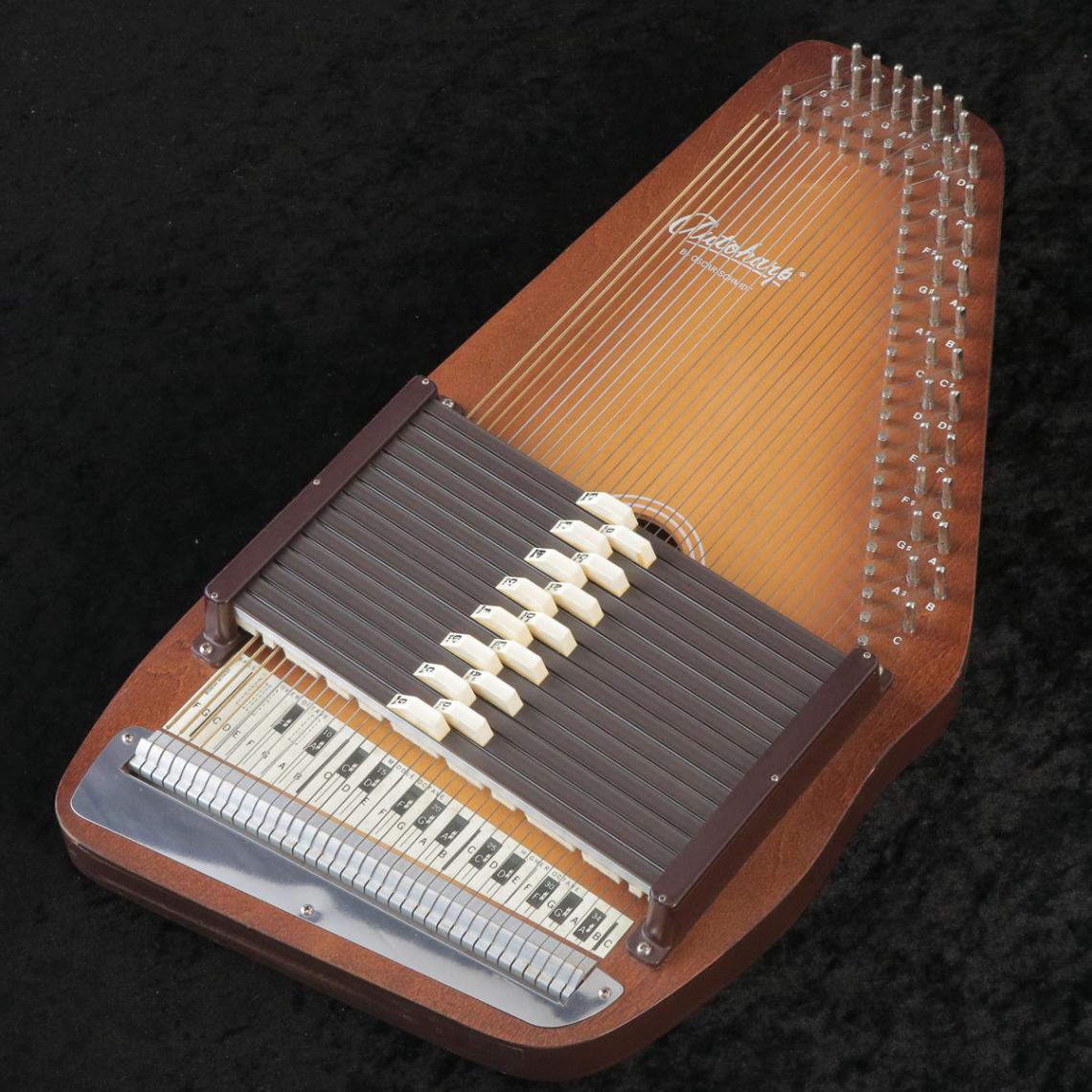 Garanti 5ar チター ハープ ビンテージ 弦楽器 模様 中古】OSCAR SCHMIDT / Model 15 EBH/R お客様お預かり品 【御茶ノ水