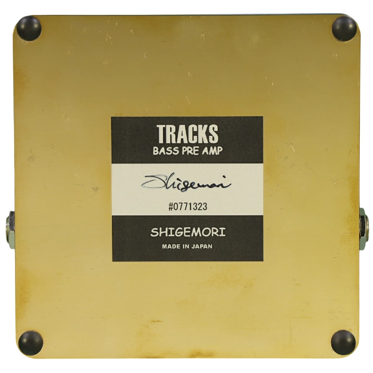 SHIGEMORI TRACKS ベースプリアンプ　値下げ依頼 セール品》【ベーシスト注目！】 Shigemori / TRACKS Brass シゲモリ