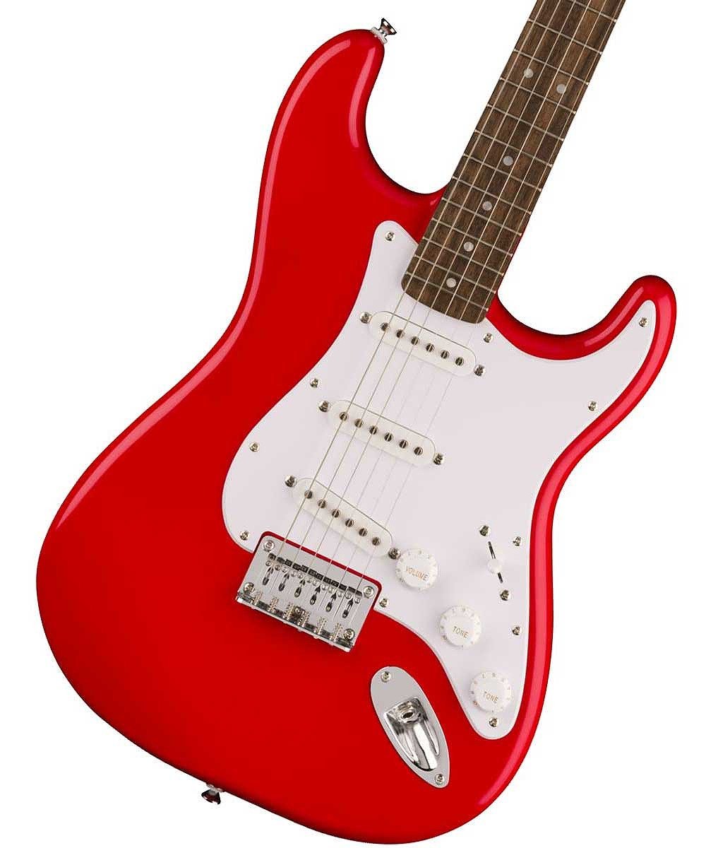 Squier by Fender / Sonic Stratocaster HT Laurel Fingerboard White Pickguard Torino Red 【福岡店】
