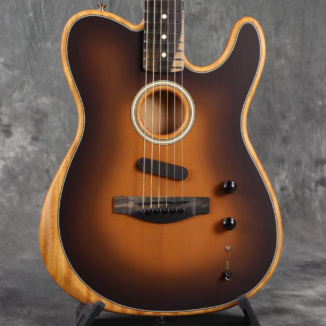 美品FenderアコースタソニックAcoustasonicサンバーストテレキャス Fender / American Acoustasonic TELECASTER Sunburst フェンダー