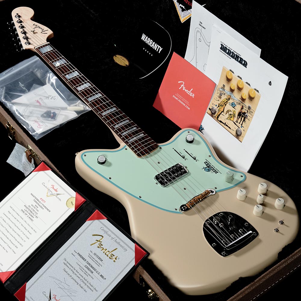 中古】Fender Custom Shop / Master Built Pardner Toronado Satin Tan