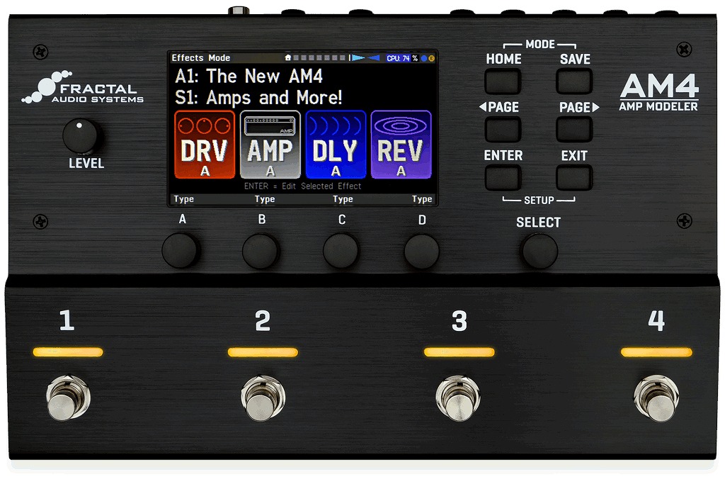 Fractal Audio Systems / AM4 AMP MODELER フラクタルオーディオシステム アンプモデラー 【国内正規品】