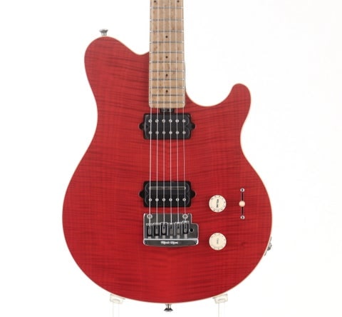 中古】MUSIC MAN / Axis Super Sport HH Tremolo Translucent Red MOD