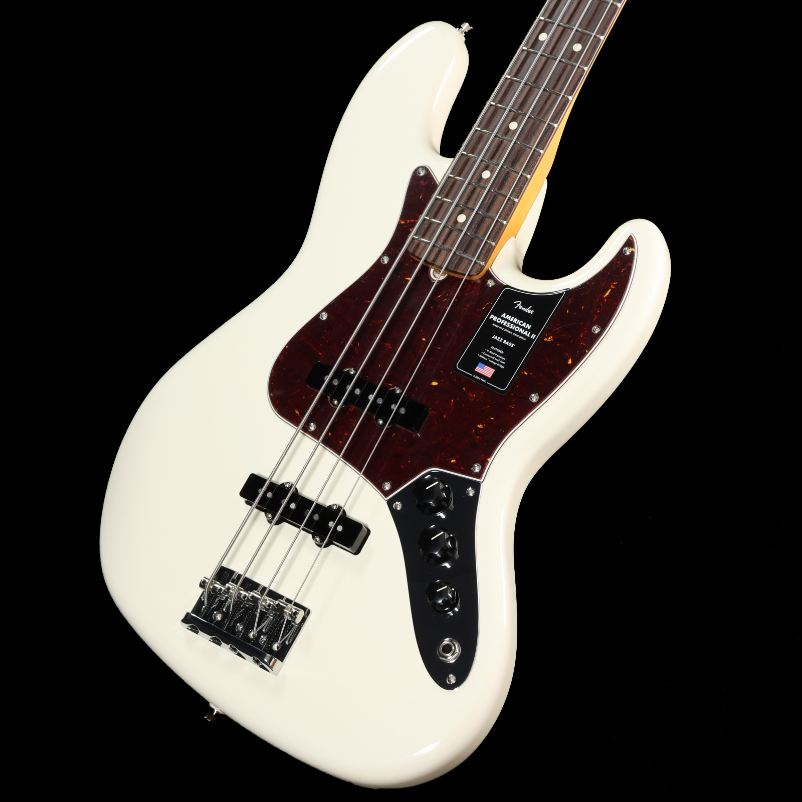 Fender/ American Professional II Jazz Bass Rosewood Olympic White