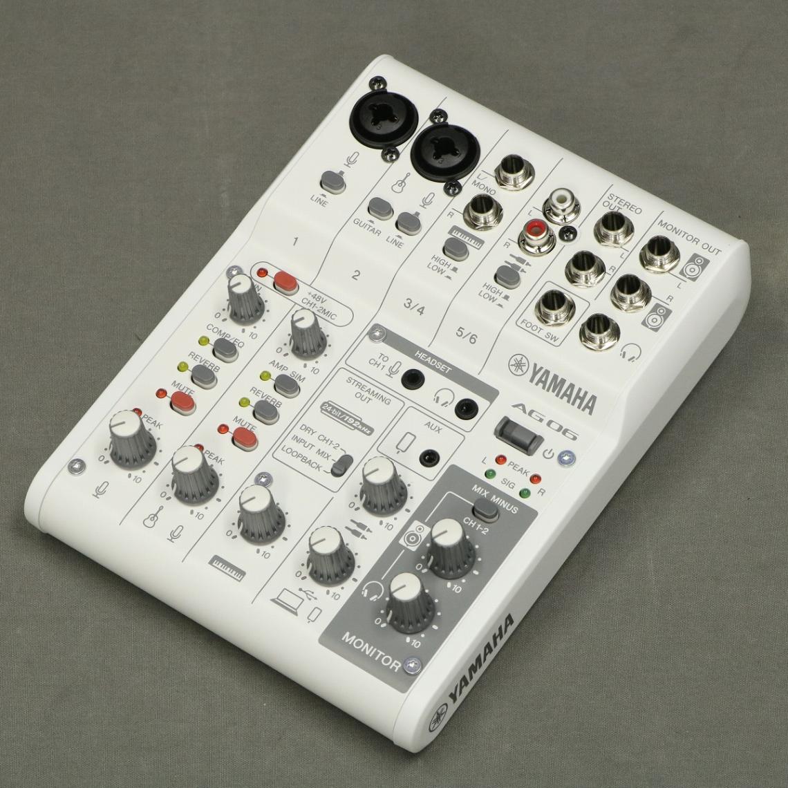 中古】 YAMAHA / AG06MK2 WH 【御茶ノ水本店】 | USB | イシバシ楽器