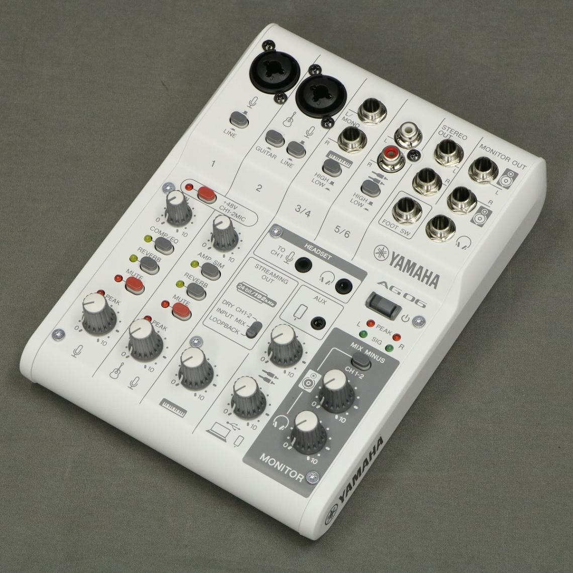 中古】 YAMAHA / AG06MK2 WH 【御茶ノ水本店】 | USB | イシバシ楽器