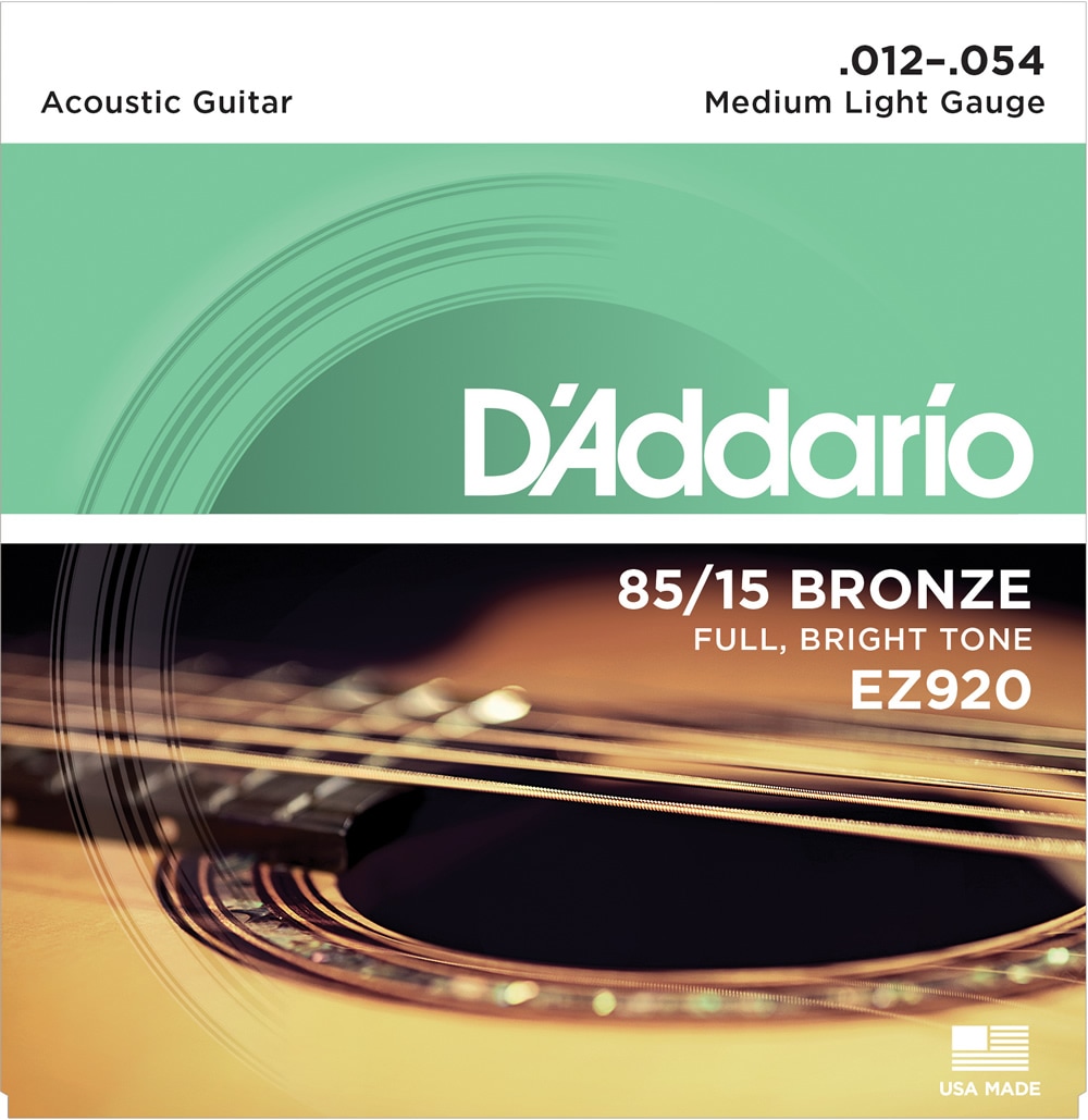 D'Addario / 85/15 American Bronze EZ920 Medium Light 12-54【渋谷店】