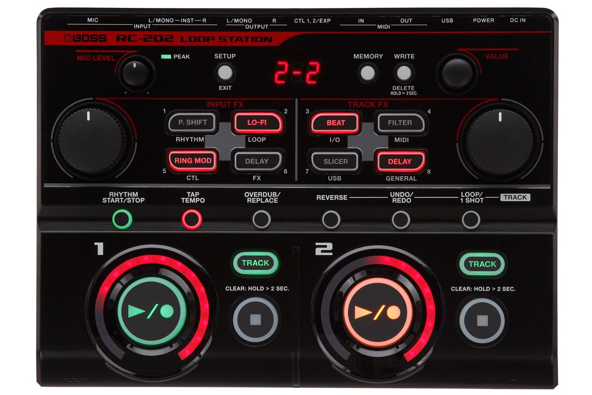 【美品】BOSS RC-202 ループステーション　ケーブル 説明書 箱付属 セール品》BOSS / RC-202 Loop Station (RC202) ループステーション