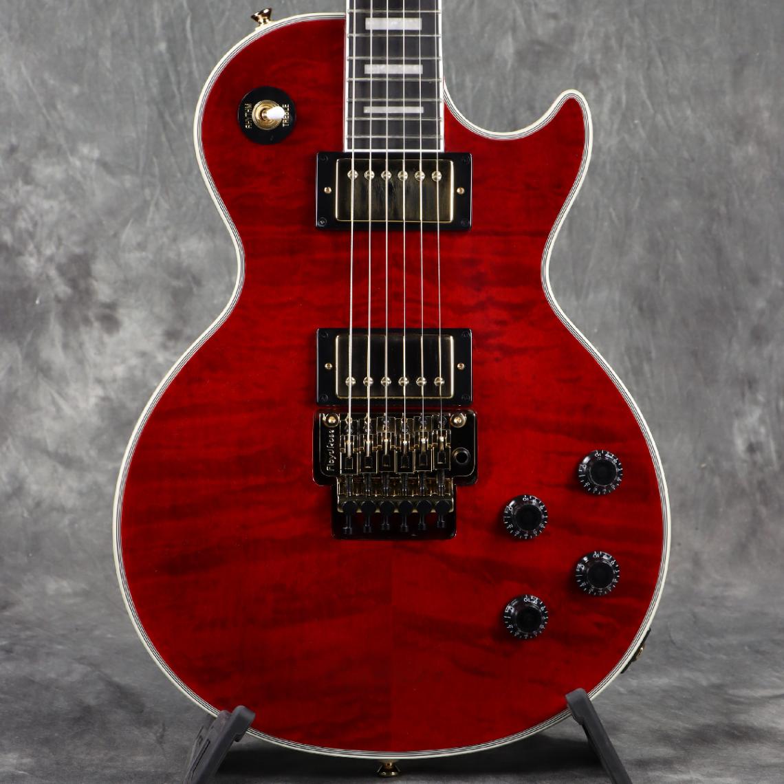Epiphone / Alex Lifeson Les Paul Custom Axcess Quilt Ruby