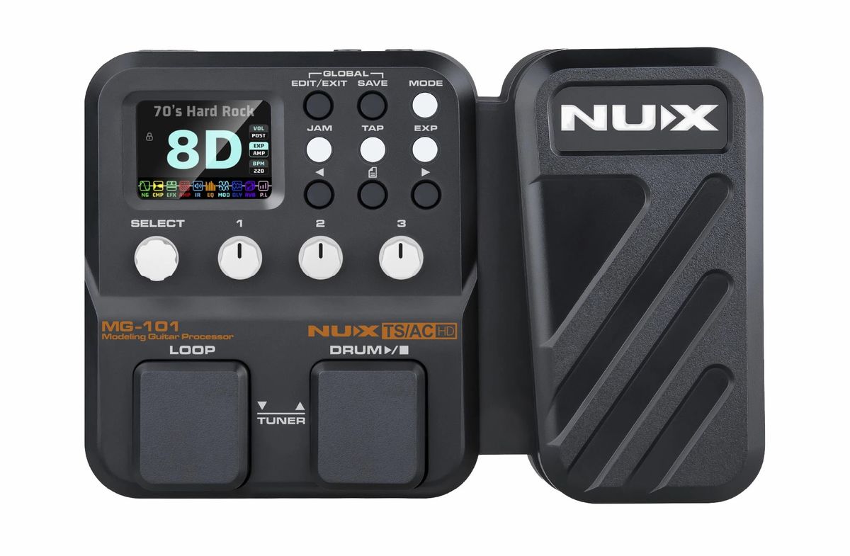 NUX MG-101 モデリングギタープロセッサー　マルチエフェクター NUX / MG-101 Modeling Guitar Processor マルチエフェクター