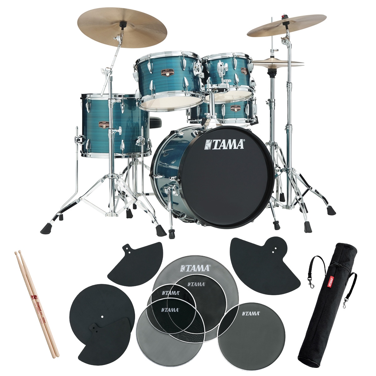 TAMA / IP58H6RC-HLB シンバル付きドラムセット サイレントパック