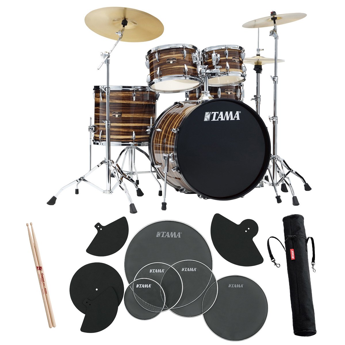 TAMA / IP52H6RC-CTW シンバル付きドラムセット サイレントパック スタンダードサイズ【お取り寄せ商品】【池袋店】