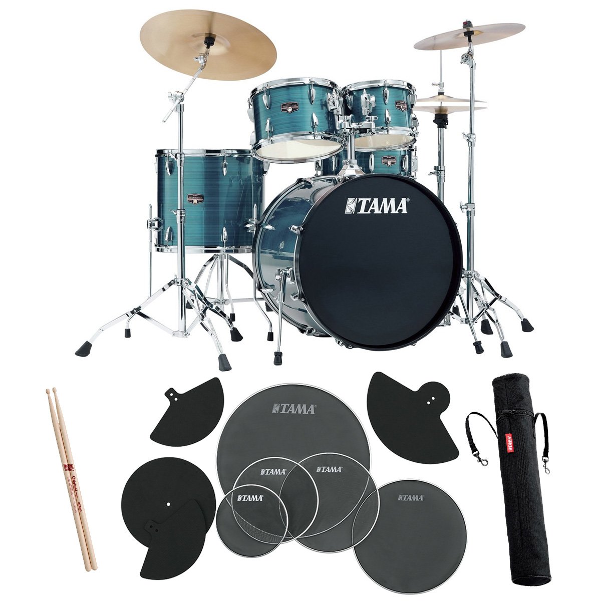 TAMA / IP52H6RC-HLB シンバル付きドラムセット サイレントパック