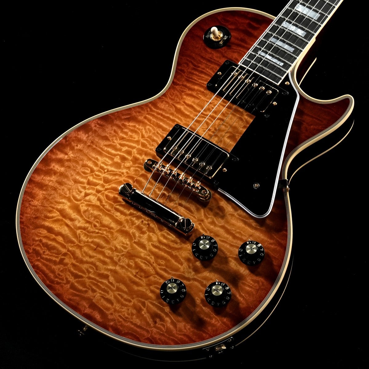 Gibson Custom / Hand Picked 1968 Les Paul Custom 5A Quilt Aged