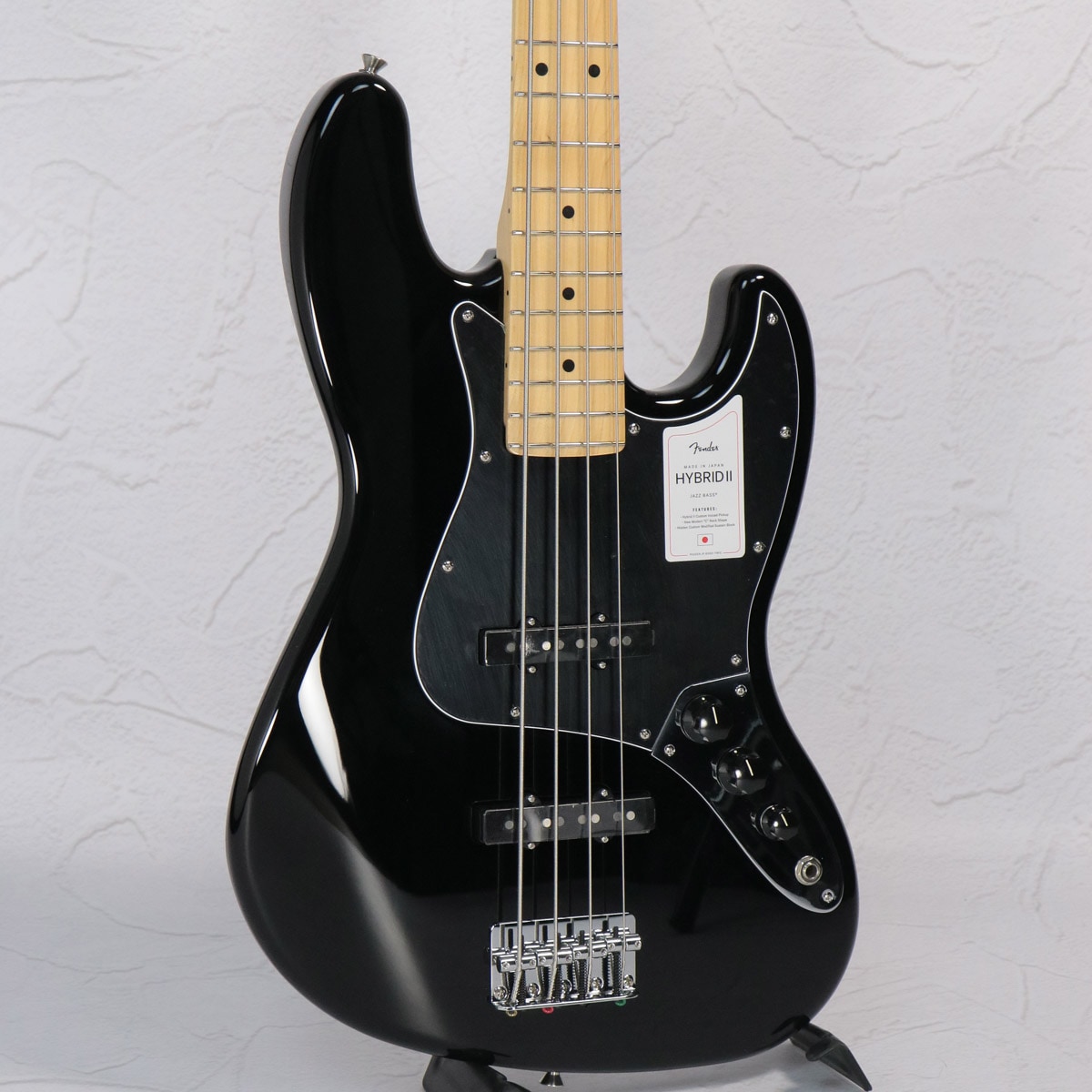 Fender / Made in Japan Hybrid II Jazz Bass Black Maple 【S/N