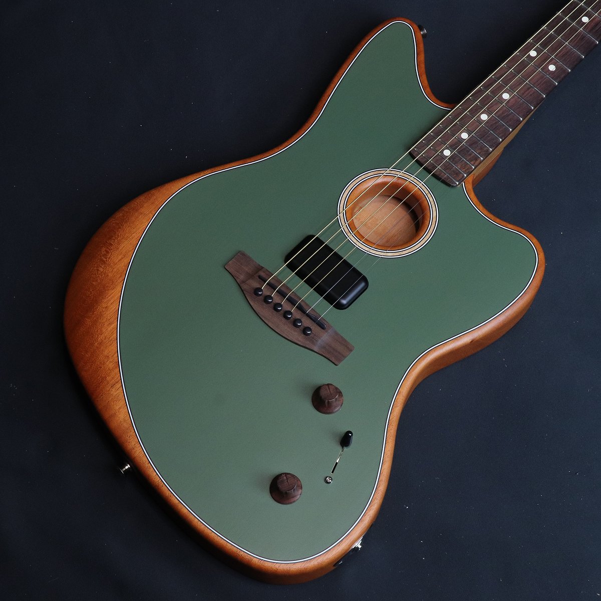 Fender / Acoustasonic Player Jazzmaster Rosewood Fingerboard Antique Olive 【S/N:MXA2501698】【2.29kg】【横浜店】