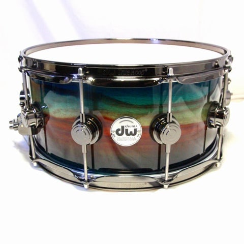 DW / SonicPly Exotic Snare 14x6.5 Natural to Royal Blue Burst DR866514SSN552 店頭展示品限り特価【池袋店】