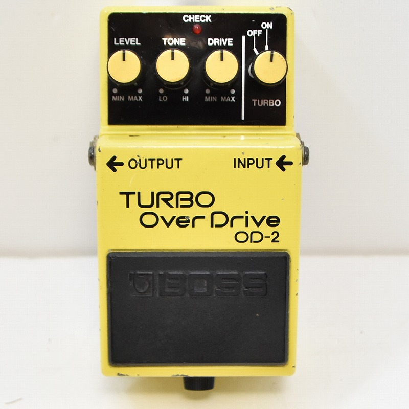BOSS TURBO Over Drive OD-2 86年製 日本製 中古】BOSS / OD-2 / Turbo Overdrive / Made in Japan / ACA 【心斎橋